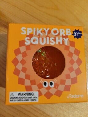 J'Adore Spiky Orb Squishy - Orange